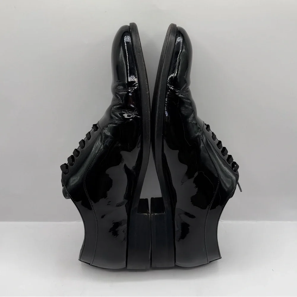 Suitsupply Tuxedo Shoes Mens 44 US 11 Black Patent Leather Oxford Formal